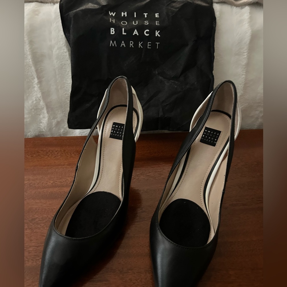 White House Black Market Women's Black Pumps